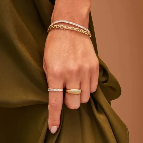 EF Collection 14K Gold Jumbo Dome Ring