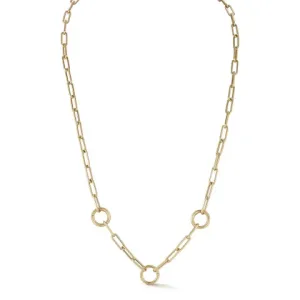 EF Collection Lola Triple Enhanced Chain Necklace