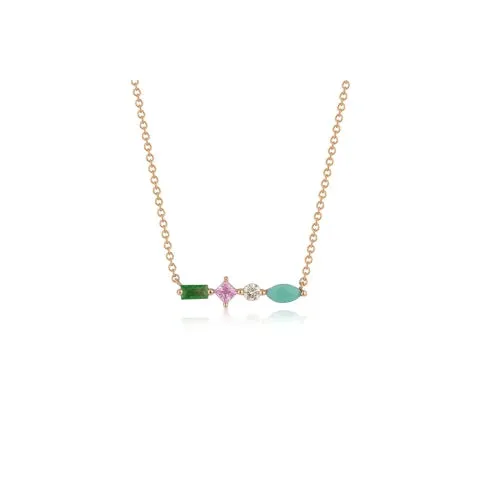 EF Collection Treasure Bar Necklace
