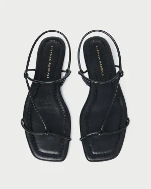 Eleanor Black Strappy Sandal -LOEFFLER RANDALL