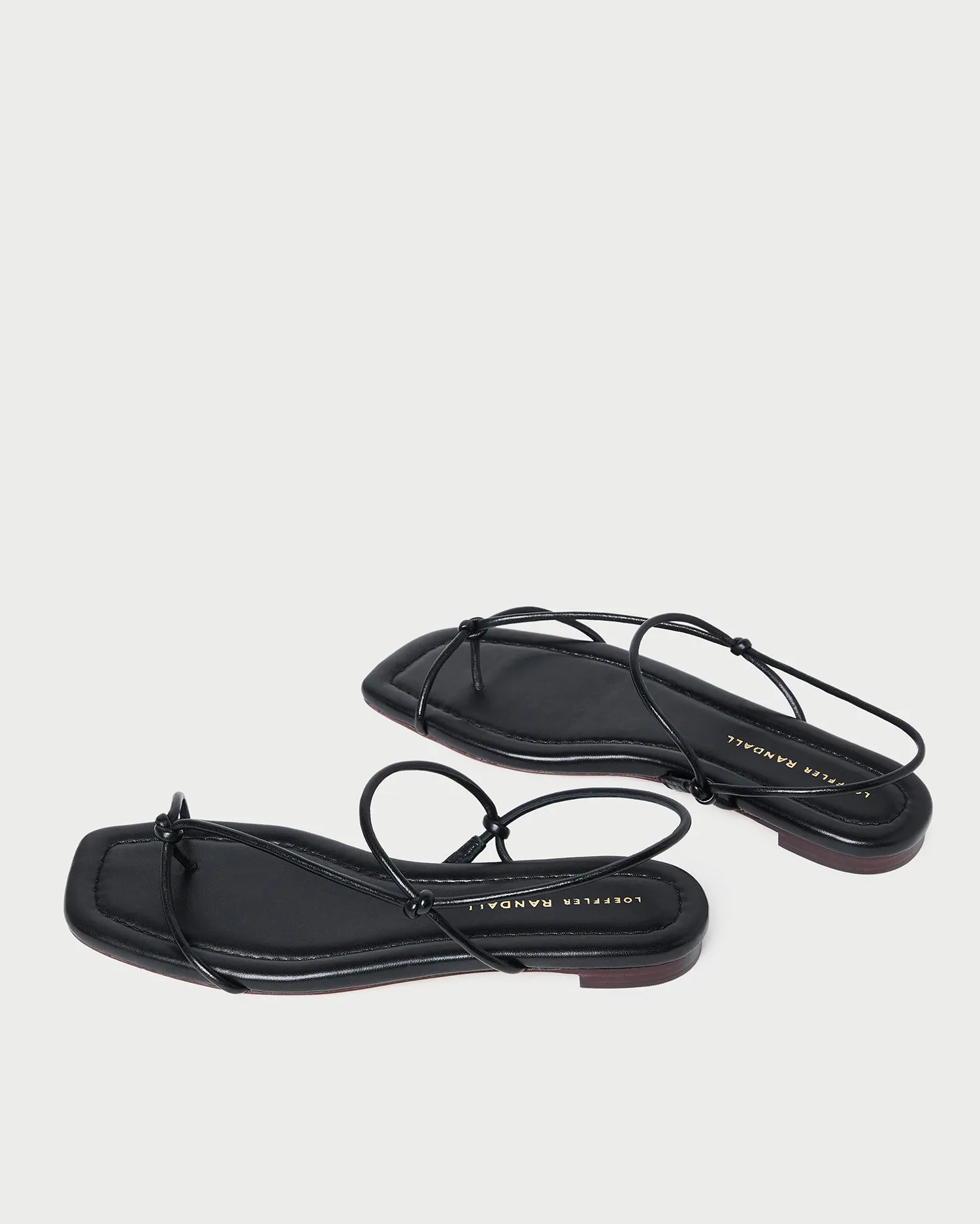 Eleanor Black Strappy Sandal -LOEFFLER RANDALL