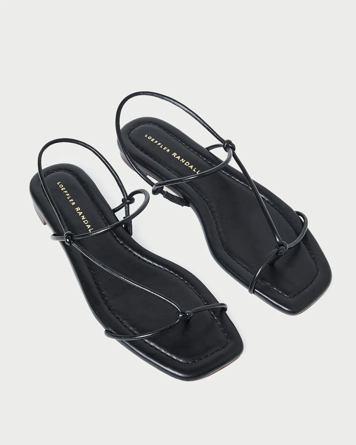 Eleanor Black Strappy Sandal -LOEFFLER RANDALL