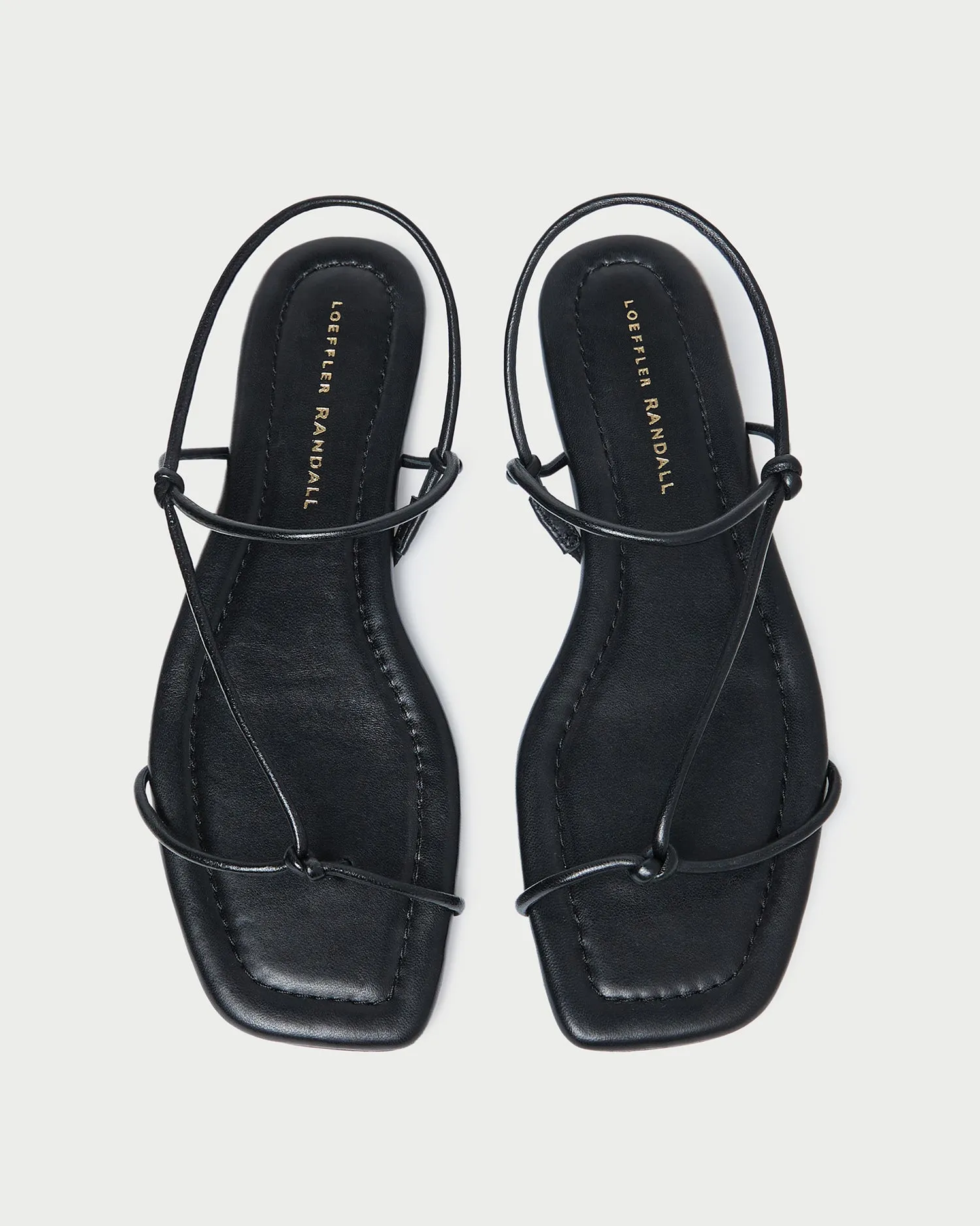 Eleanor Black Strappy Sandal -LOEFFLER RANDALL
