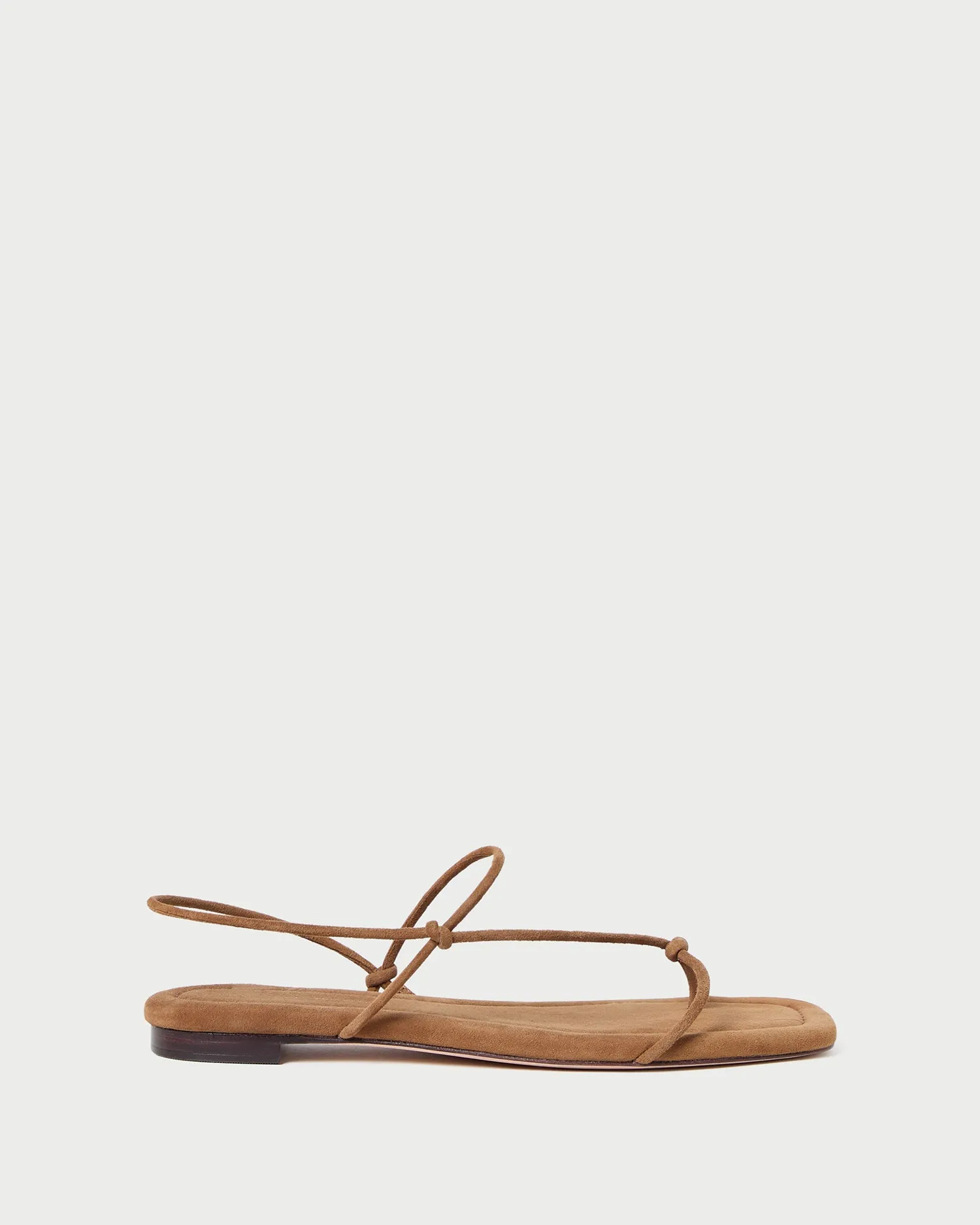 Eleanor Cacao Suede Strappy Sandal -LOEFFLER RANDALL