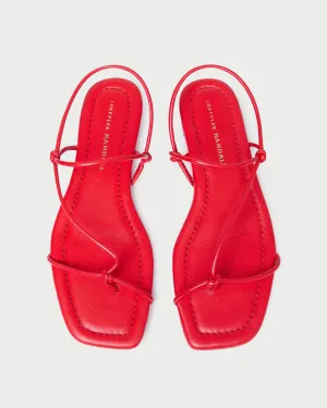 Eleanor Red Strappy Sandal -LOEFFLER RANDALL