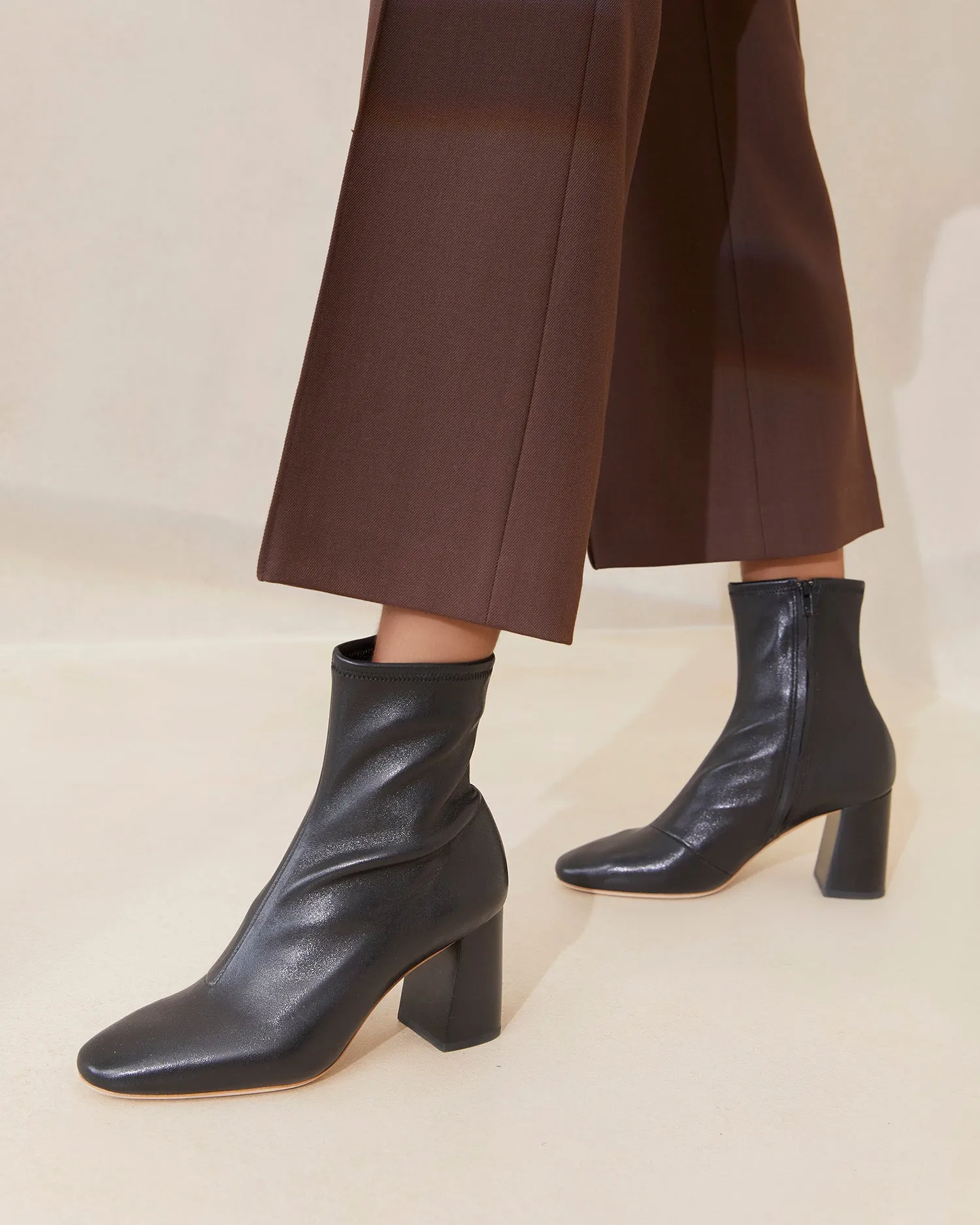 Elise Black Stretch Bootie -LOEFFLER RANDALL