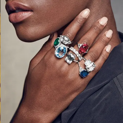 Fantasia Asscher Cut Ring