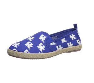 FOCO NCAA Women's Kentucky Wildcats Espadrille Canvas Slip On Shoe
