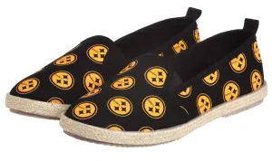 FOCO NFL Women's Pittsburgh Steelers Espadrille Canvas Shoe