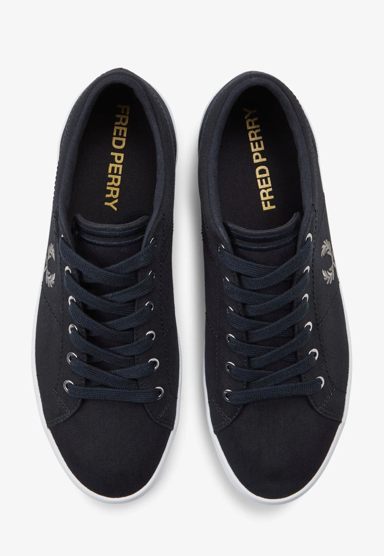 Fred Perry - Baseline Twill Navy/Warm Grey - Shoes