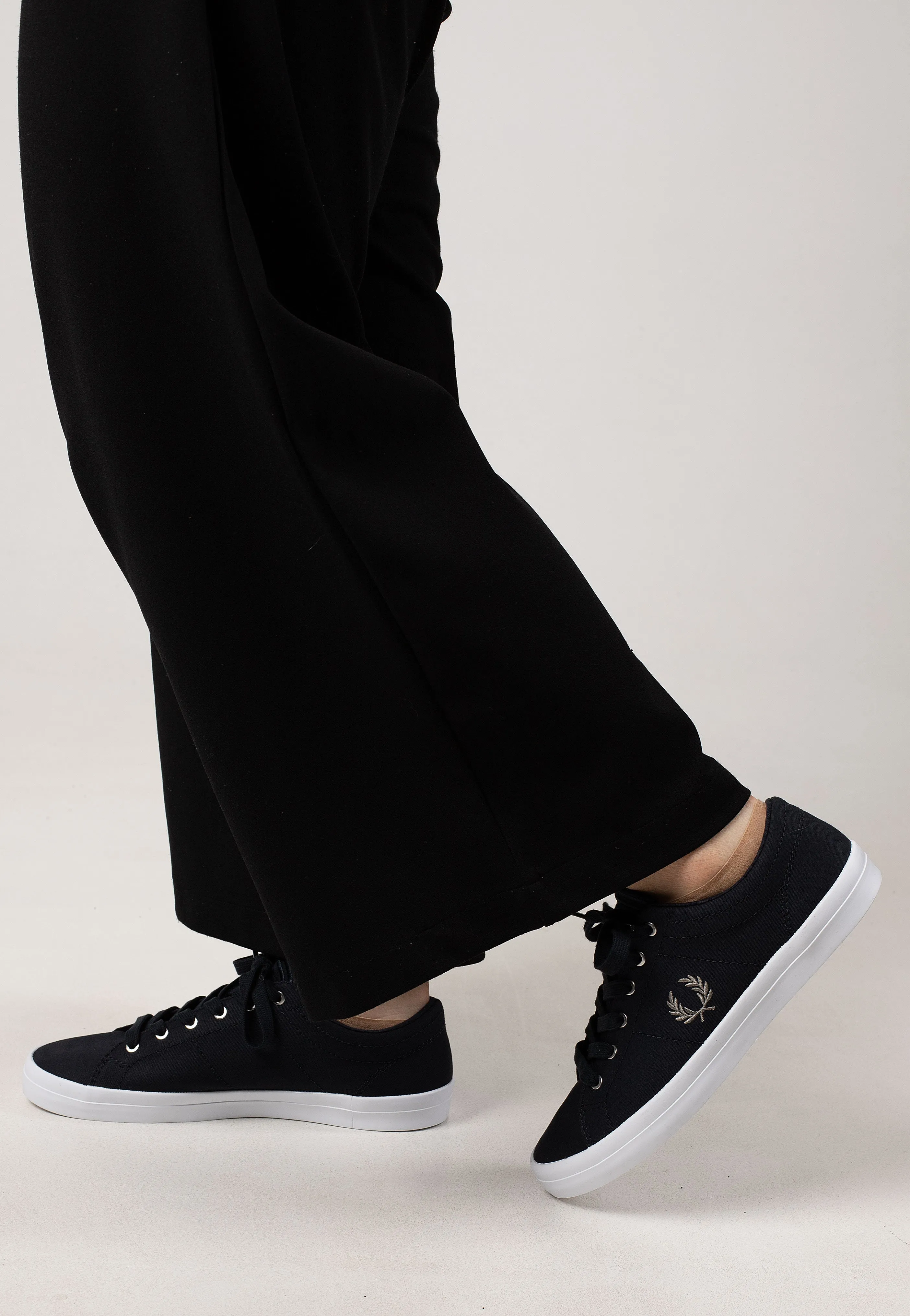 Fred Perry - Baseline Twill Navy/Warm Grey - Shoes