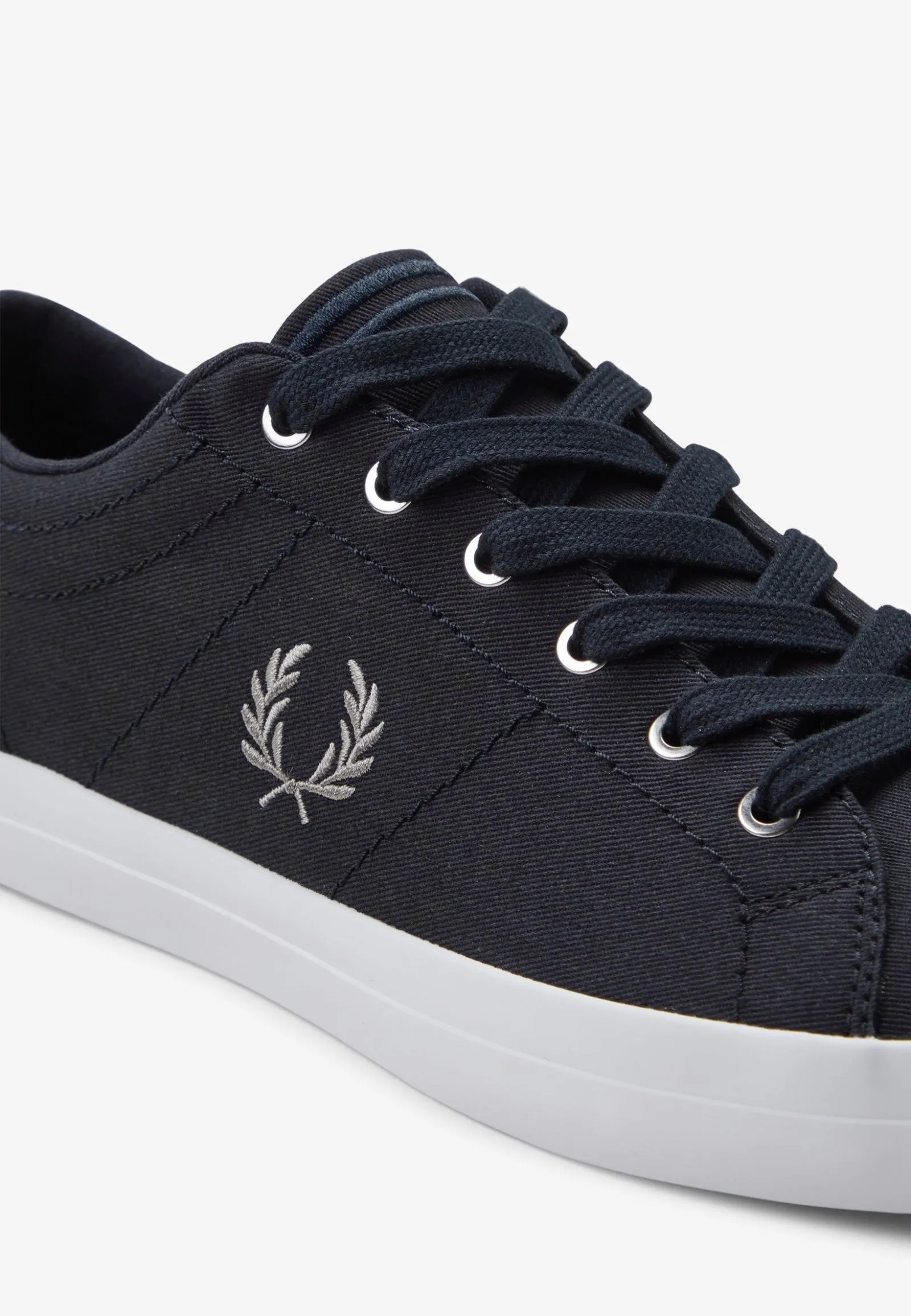 Fred Perry - Baseline Twill Navy/Warm Grey - Shoes