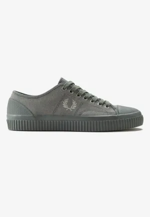 Fred Perry - Hughes Low Canvas Field Green/Warm Grey - Shoes