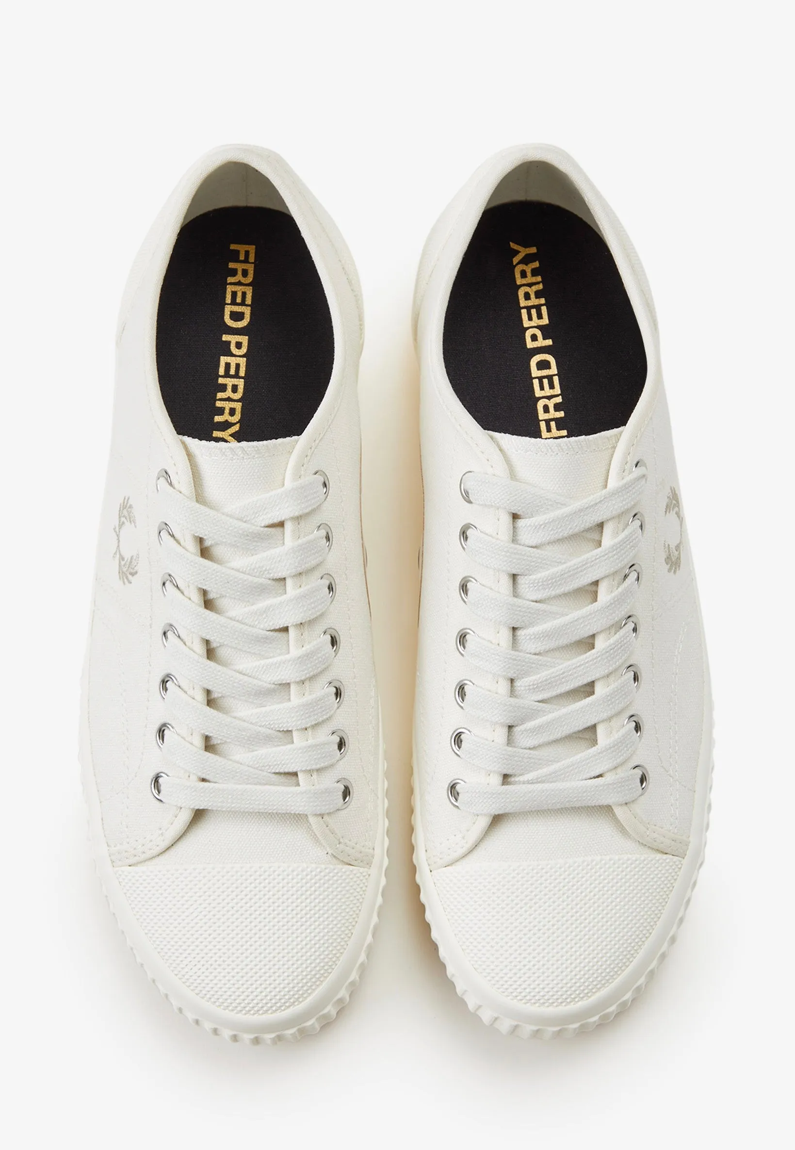 Fred Perry - Hughes Low Canvas Light Ecru/Oatmeal - Shoes