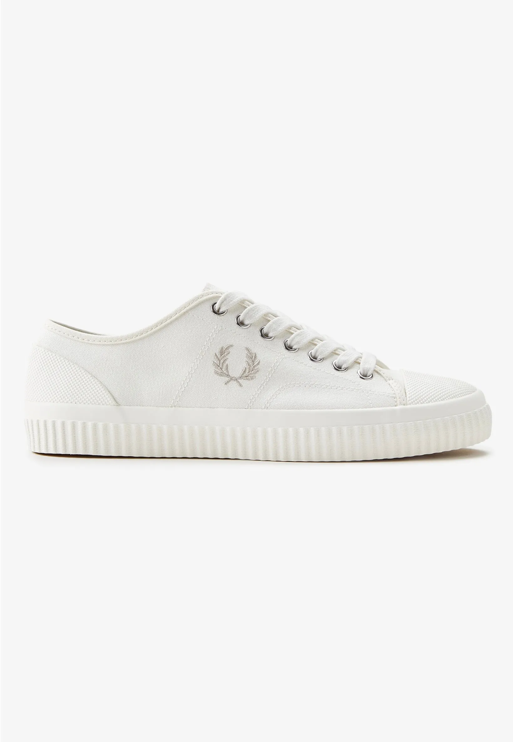 Fred Perry - Hughes Low Canvas Light Ecru/Oatmeal - Shoes