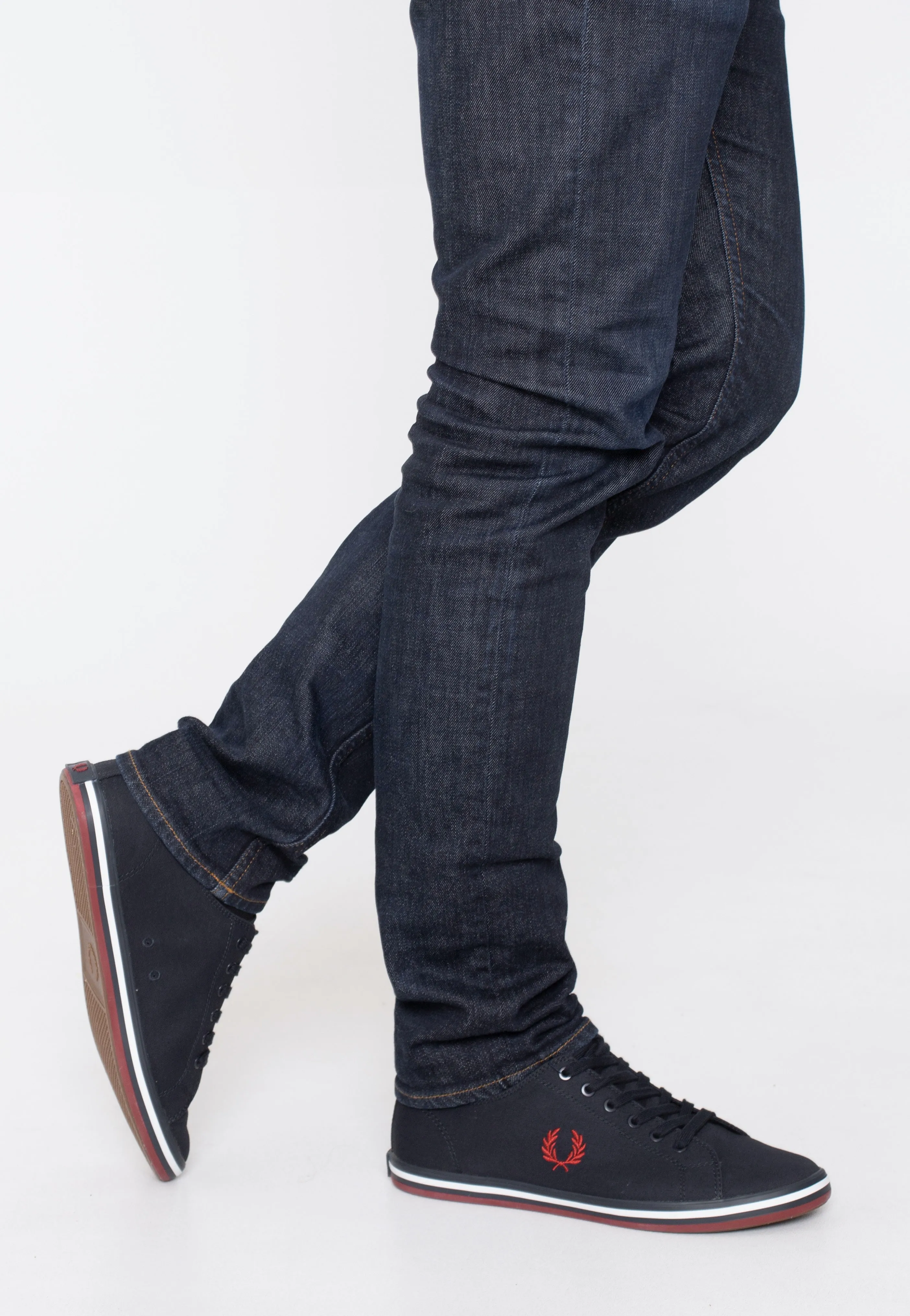 Fred Perry - Kingston Twill Navy - Shoes