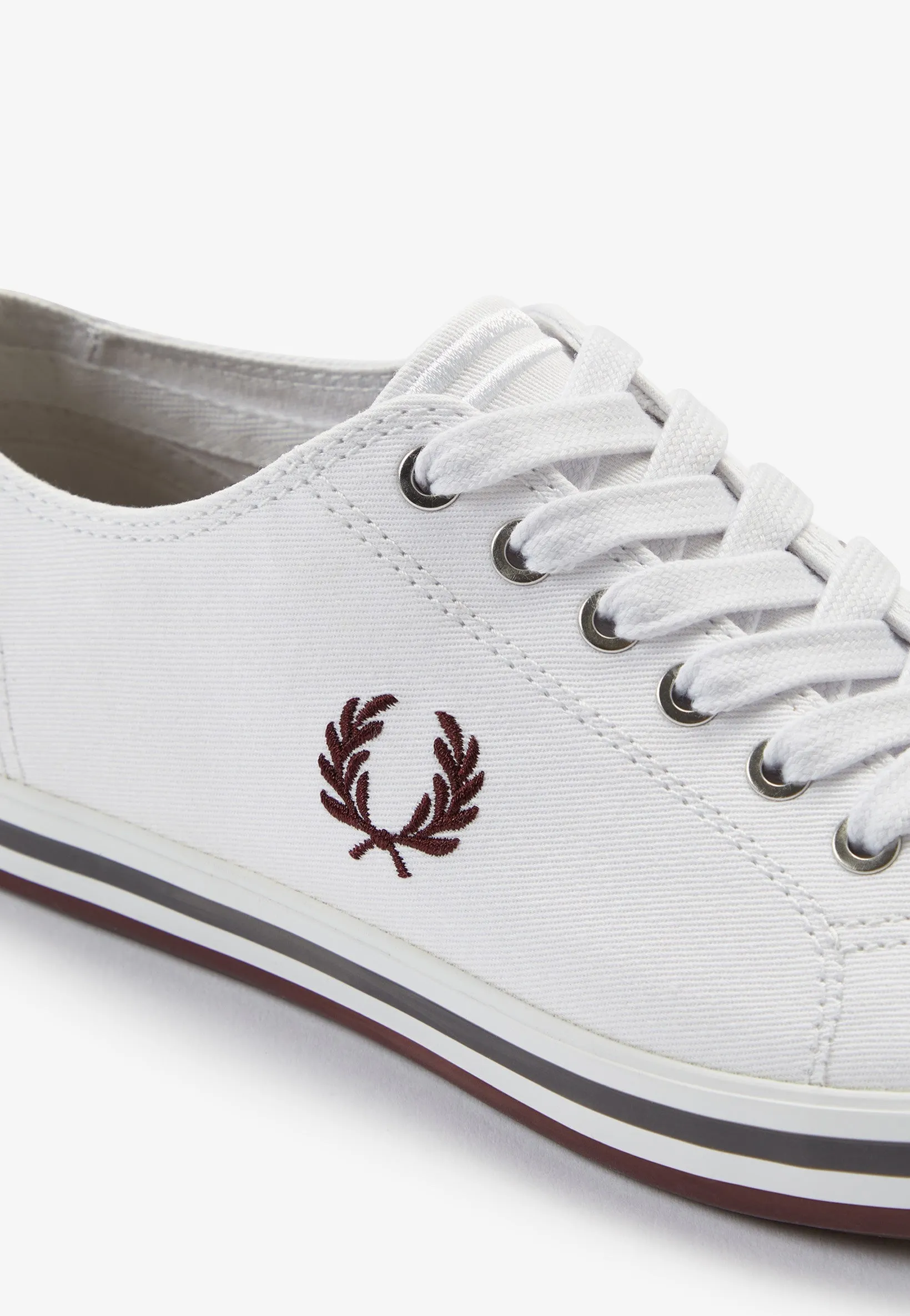 Fred Perry - Kingston Twill White - Shoes