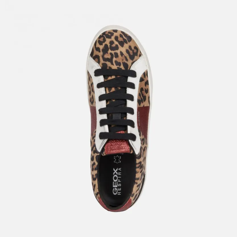 GEOX Women's D Warley A Low Top Sneakers, Color Options