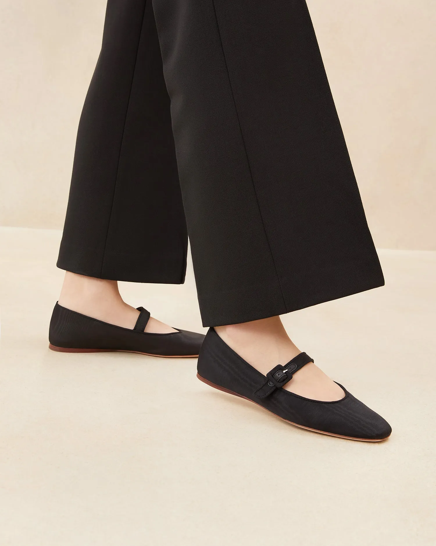 Ginger Black Moiré Mary Jane -LOEFFLER RANDALL