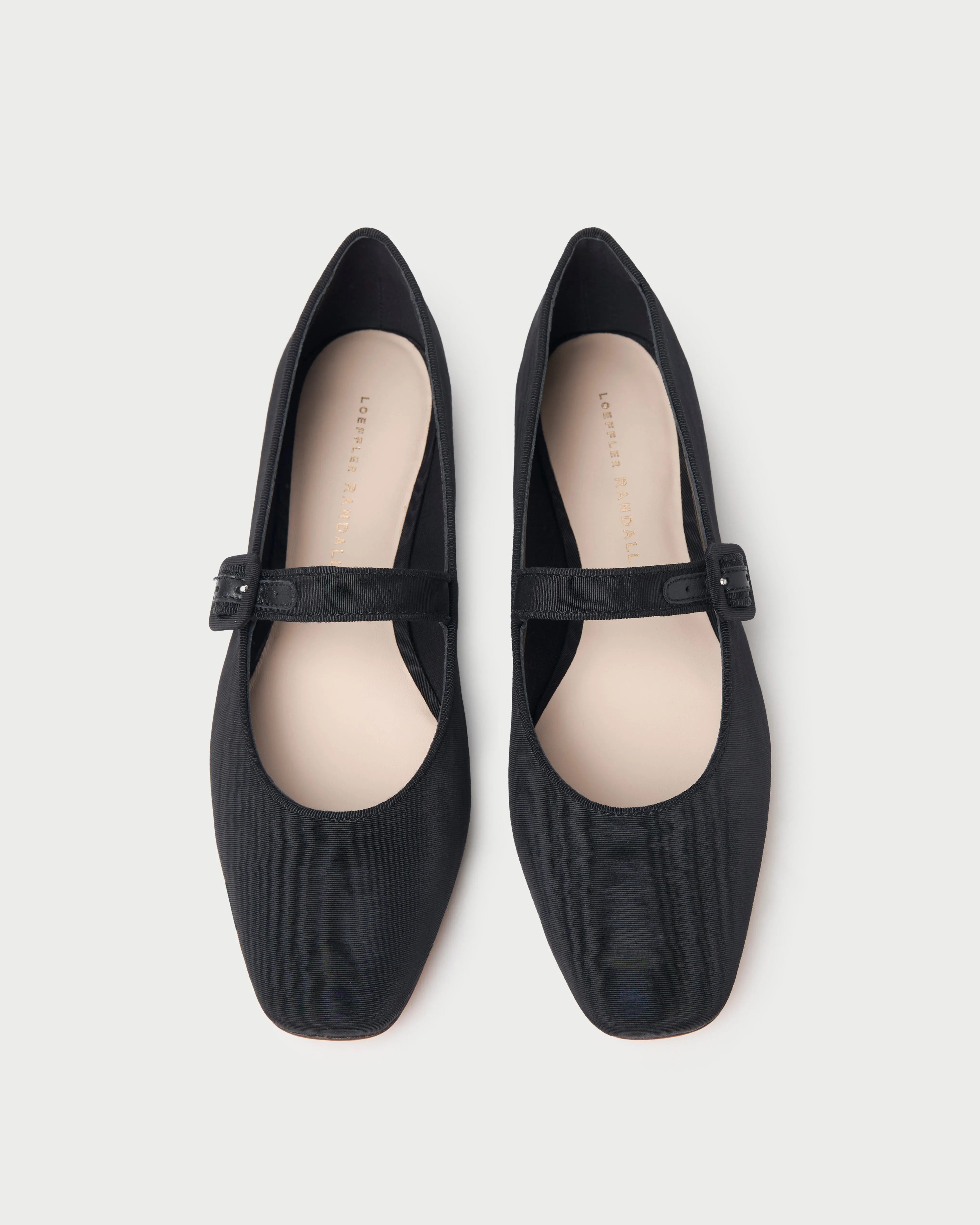Ginger Black Moiré Mary Jane -LOEFFLER RANDALL