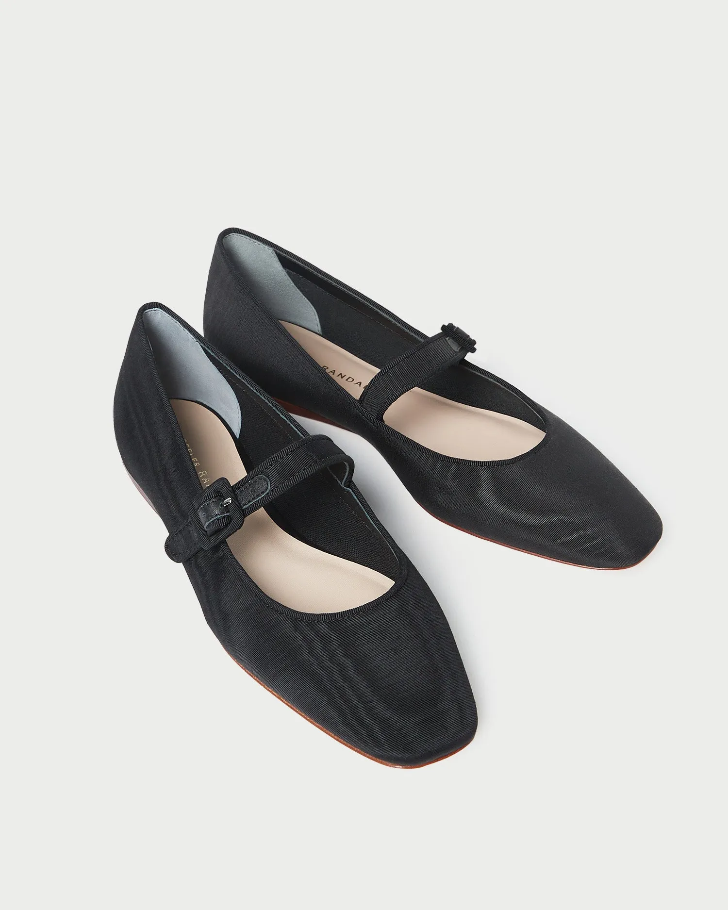 Ginger Black Moiré Mary Jane -LOEFFLER RANDALL