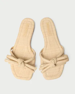 Hadley Natural Bow Sandal -LOEFFLER RANDALL