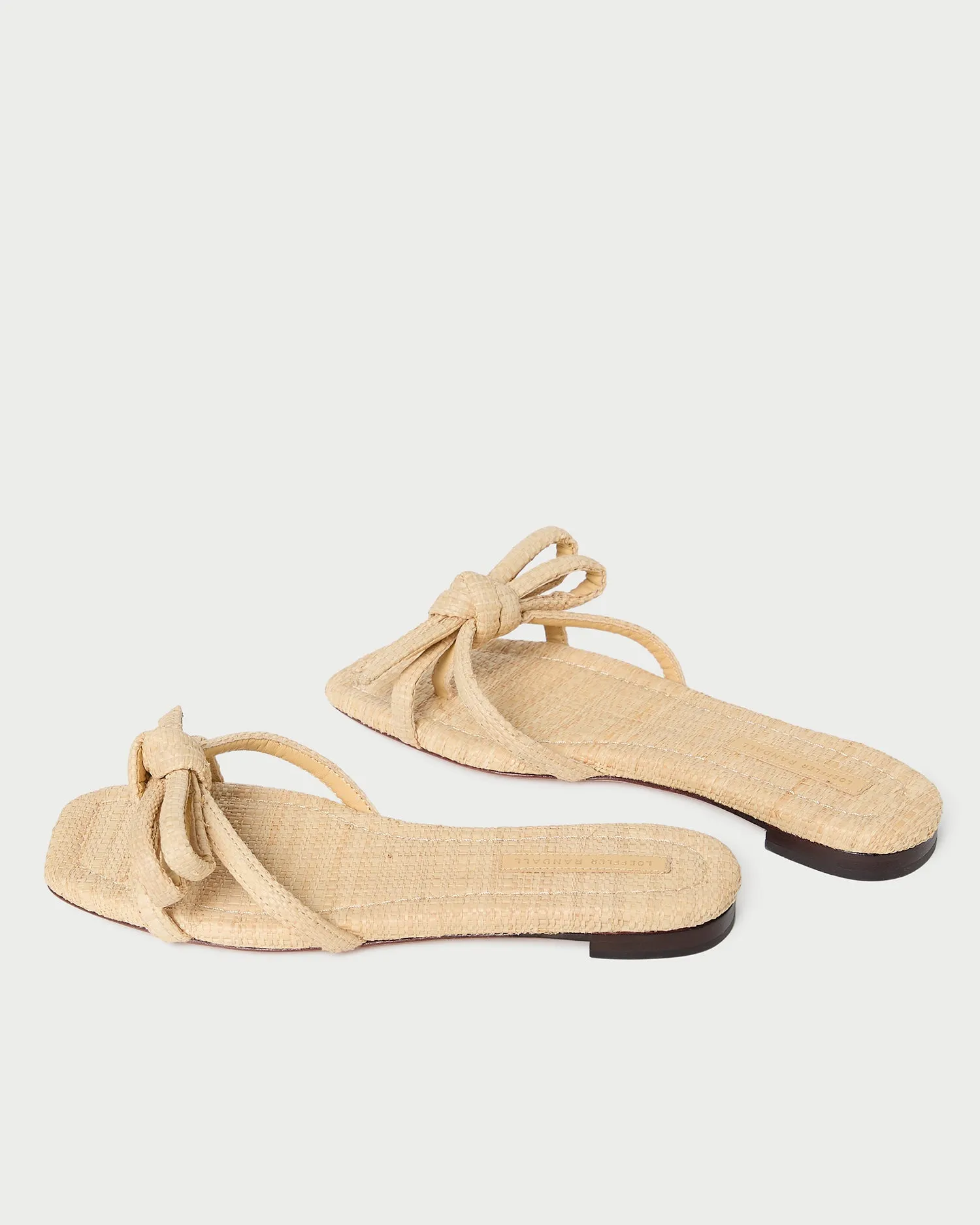 Hadley Natural Bow Sandal -LOEFFLER RANDALL