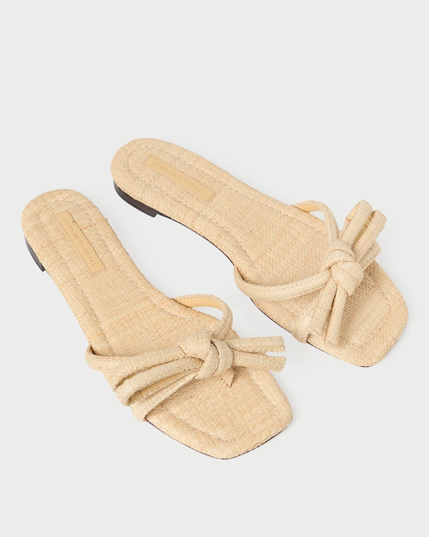 Hadley Natural Bow Sandal -LOEFFLER RANDALL