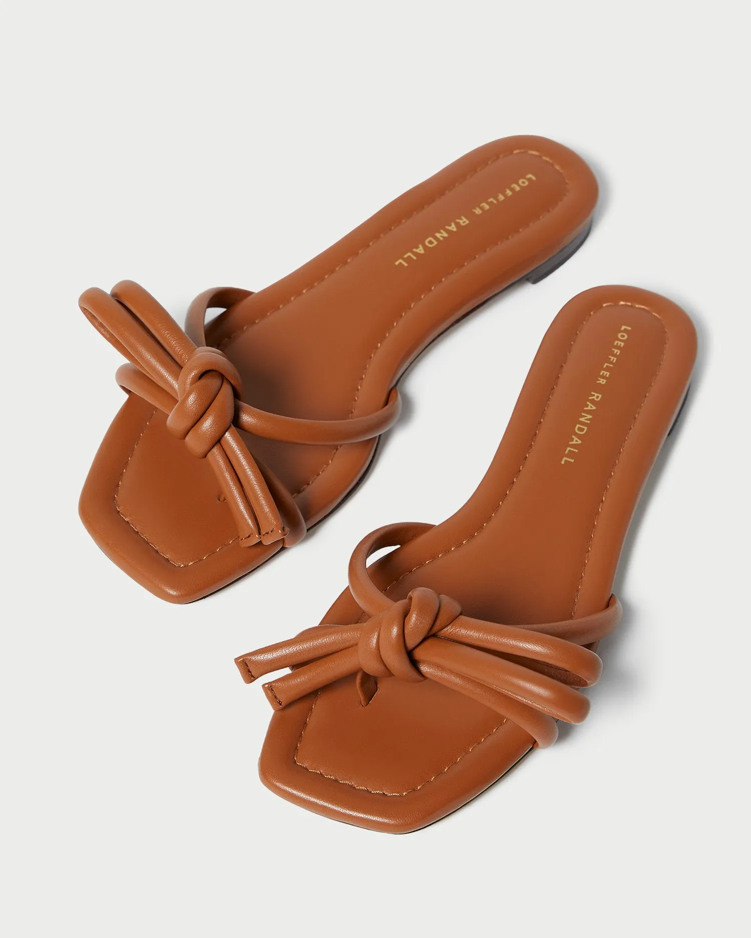 Hadley Timber Brown Bow Sandal -LOEFFLER RANDALL