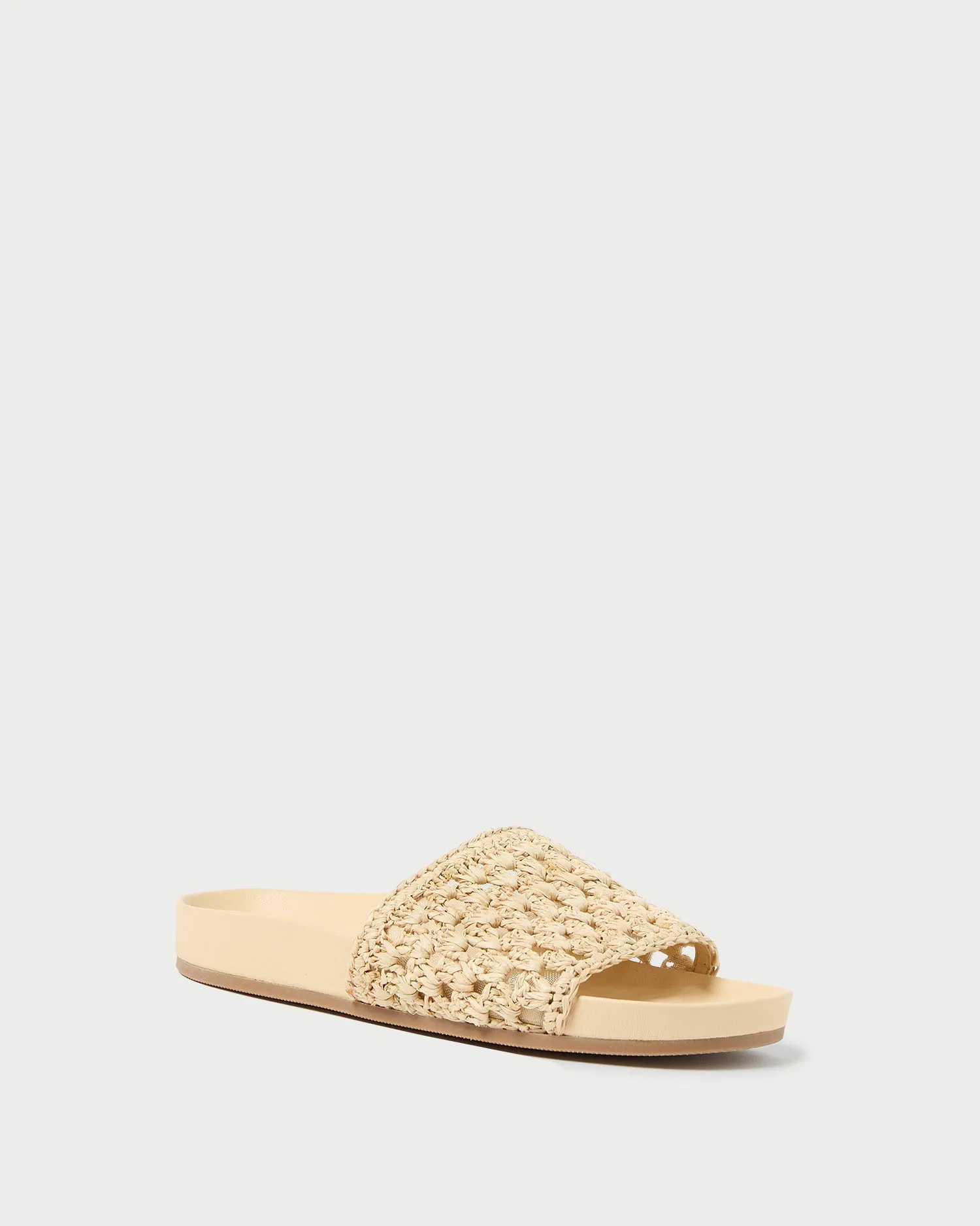 Henri Natural Crochet Straw Sandal -LOEFFLER RANDALL