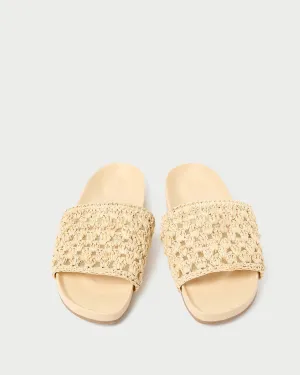 Henri Natural Crochet Straw Sandal -LOEFFLER RANDALL