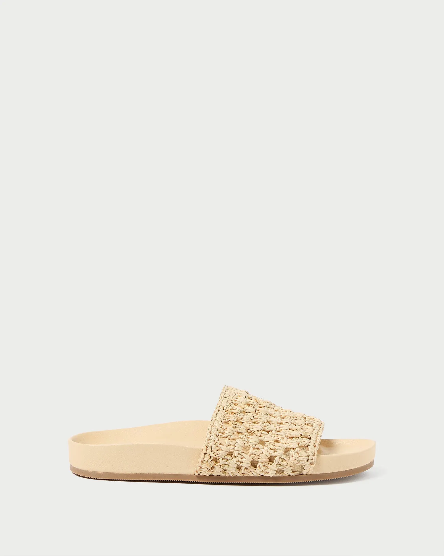 Henri Natural Crochet Straw Sandal -LOEFFLER RANDALL