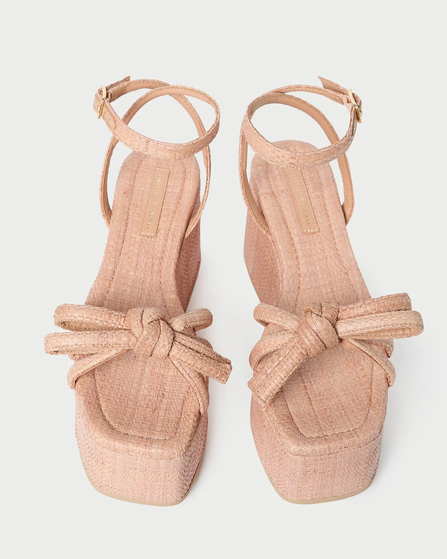 Hudson Blush Bow Platform Sandal -LOEFFLER RANDALL