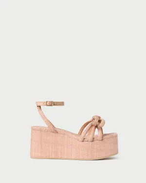 Hudson Blush Bow Platform Sandal -LOEFFLER RANDALL