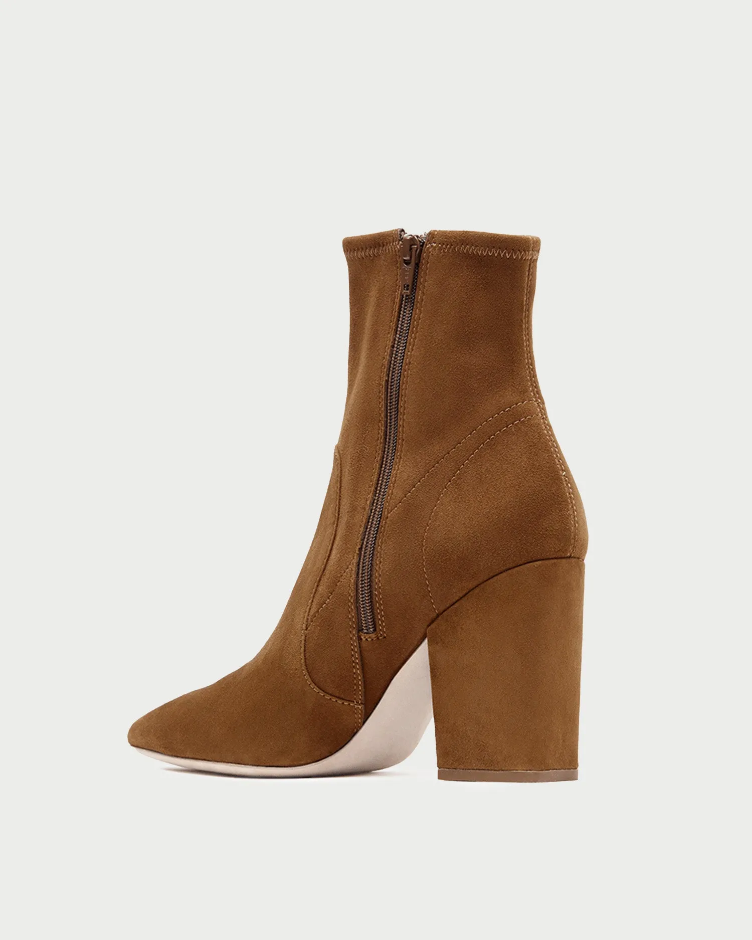 Isla Cacao Suede Slim Ankle Bootie -LOEFFLER RANDALL