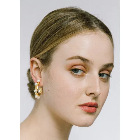 Jennifer Behr Preston Hoop Earrings