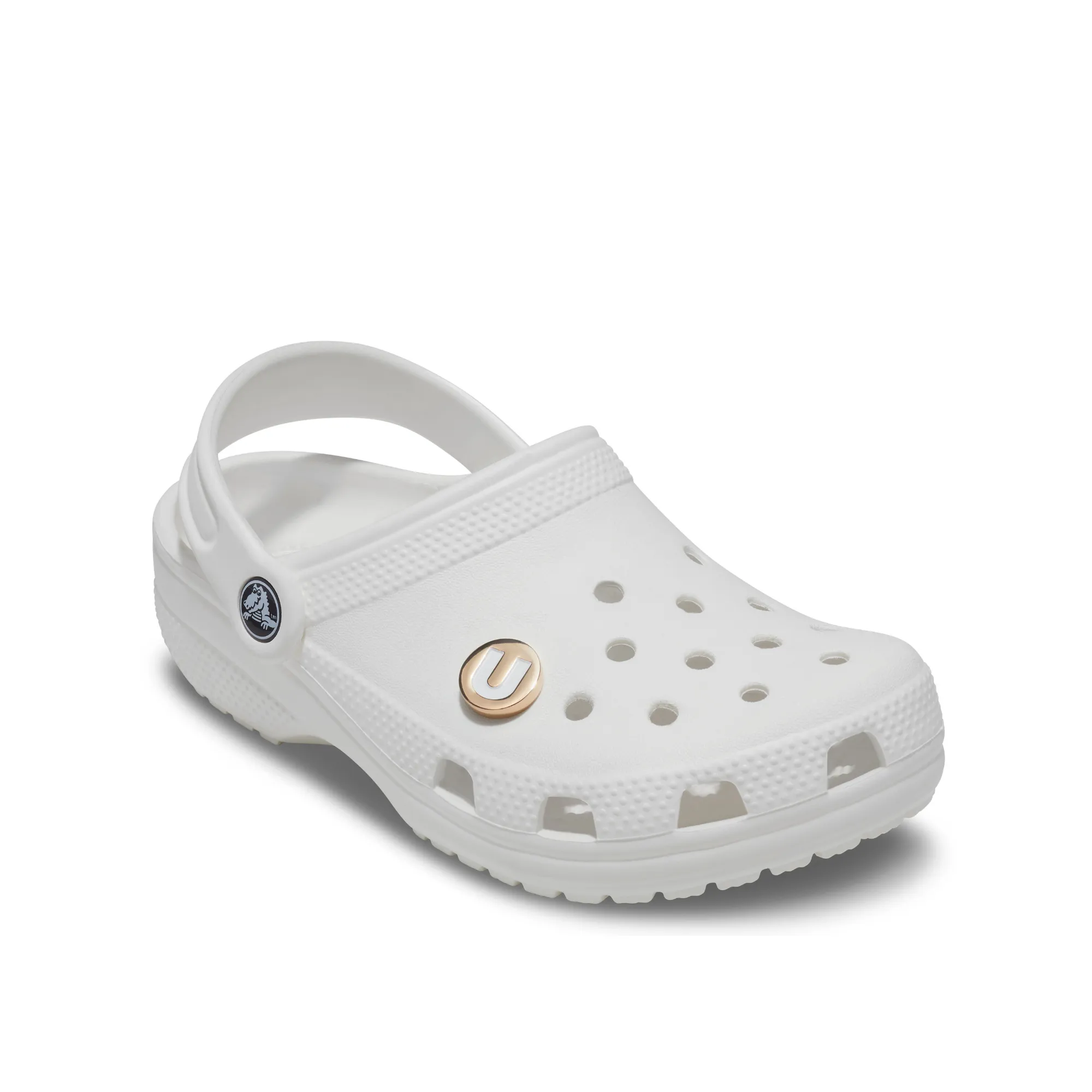 JIBBITZ™ GOLD LETTER U Crocs