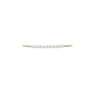 Karen Lazar Design 2mm Yellow Gold Bracelet with Pearls