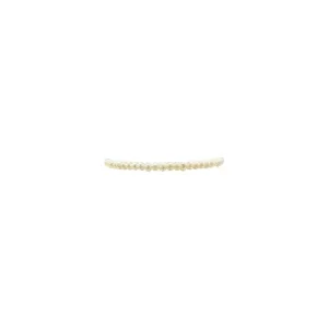 Karen Lazar Design 2mm Yellow Gold Bracelet with White Pearls