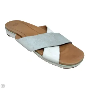 Kari Sandals Designer By Ugg In Grey, Size: 9.5