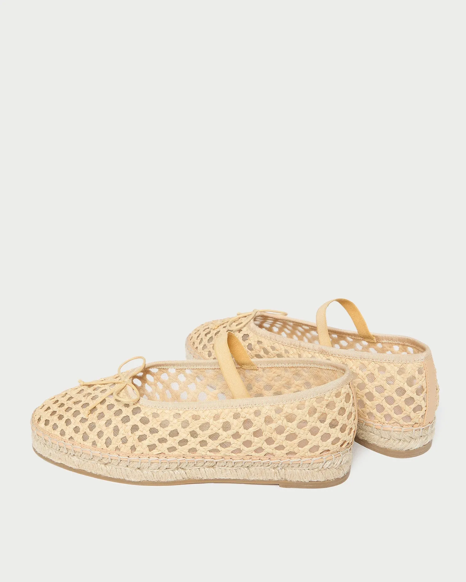Kayla Natural Raffia Ballet Espadrille -LOEFFLER RANDALL