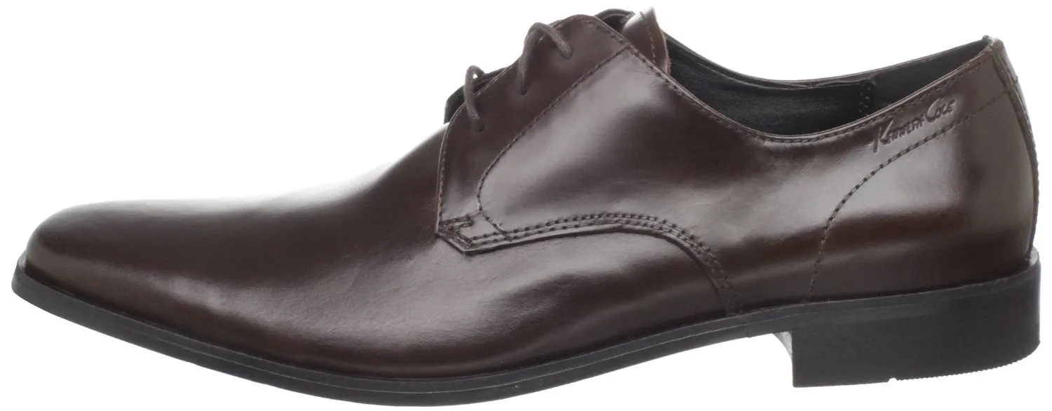 Kenneth Cole New York Men's First Class Oxfords Shoes, Brown