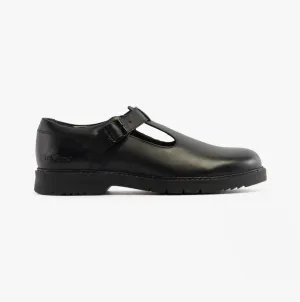 Kickers FINLEY T BAR Girls Shoes Black