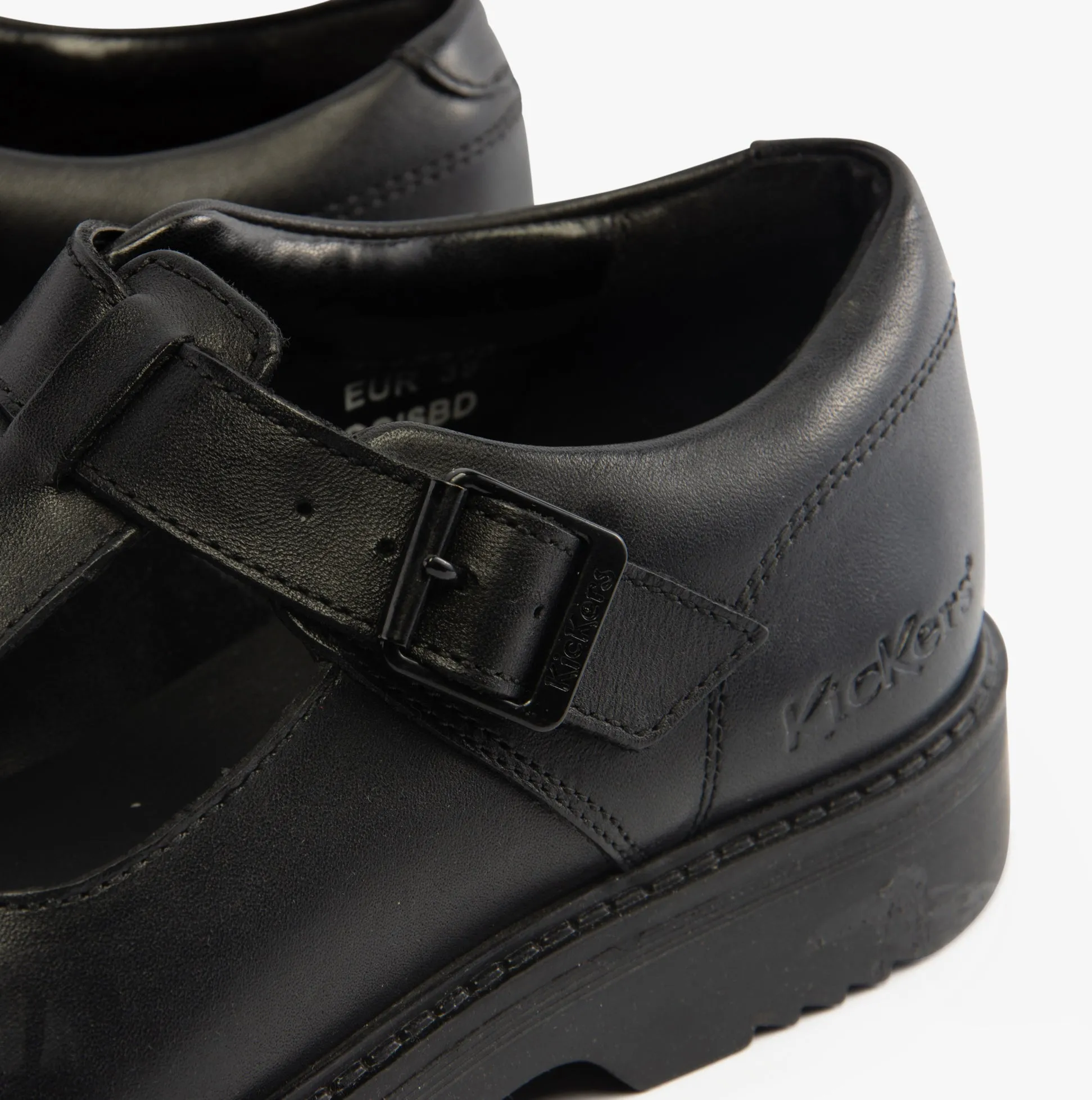 Kickers FINLEY T BAR Girls Shoes Black