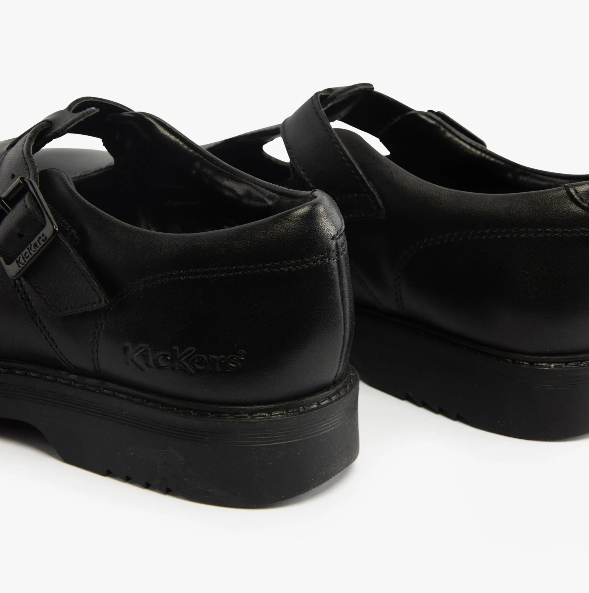 Kickers FINLEY T BAR Girls Shoes Black