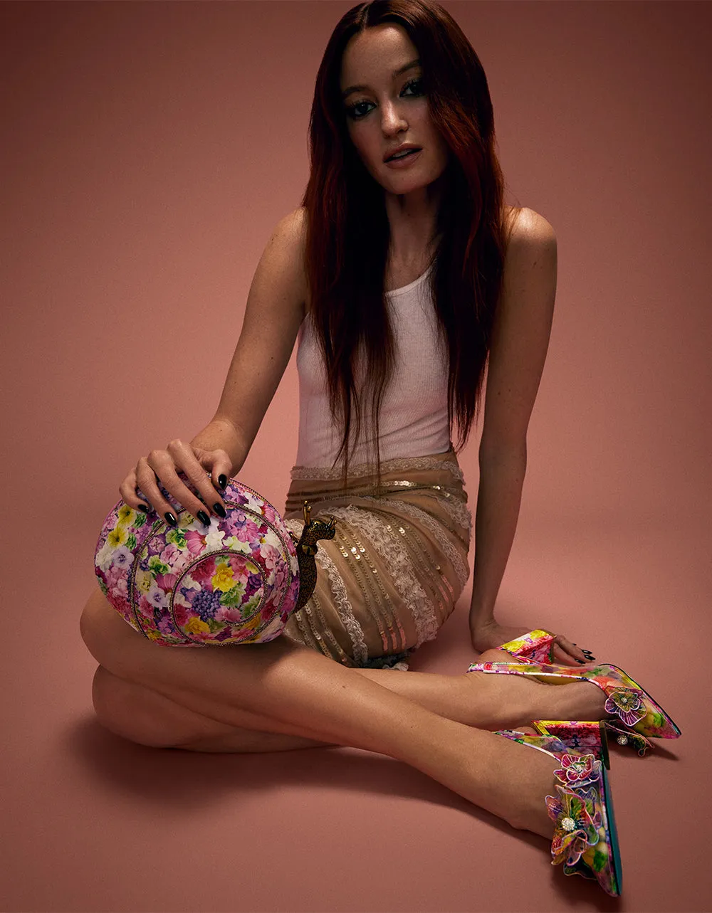 KITSCH SNAILED IT KALEIDOSCOPE FLORAL Betsey Johnson