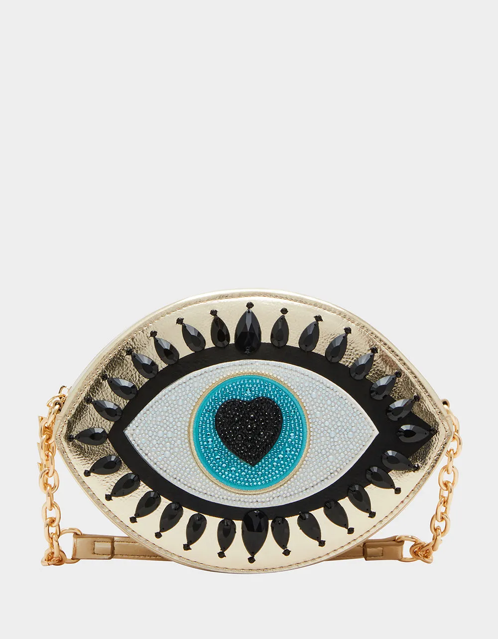 KITSCH THE EYES HAVE IT CROSSBODY GOLD Betsey Johnson