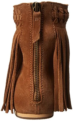 Koolaburra Women's Athena Zip Up Fringe Boho Gladiator Sandal, Color Options