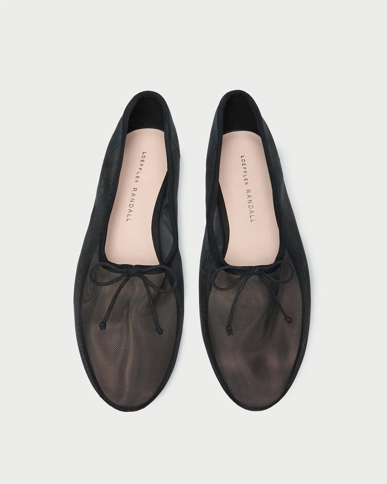 Landon Black Mesh Ballet Flat -LOEFFLER RANDALL