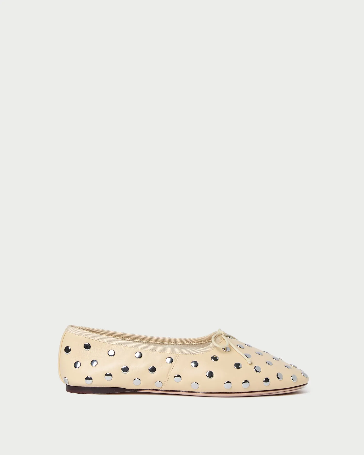 Landon Butter/Silver Ballet Flat -LOEFFLER RANDALL